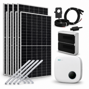 Kit Solar Ahorro BGH 5000W Monofásico | Ahorra 620 kWh por mes