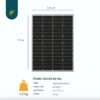 Panel Solar 80W – Monocristalino